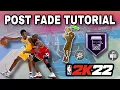 How to shoot a POST FADE in NBA 2K22 VERY OP