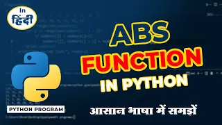 ABS Function in Python