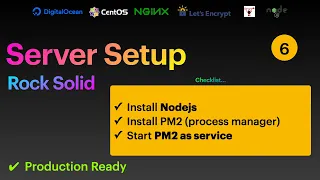 6 Production Ready Server Setup - Installing nodejs and start pm2 as service