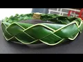 How To Make A Coconut Leaf Headband :Palm leaf art : Palm leaf crown : DIY
