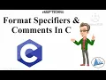 8 Format Specifier Comments in C