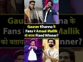 Gaurav Khanna Fans Tell Amaal Mallik Fixed Winner? #bigboss19 #gauravkhanna