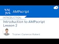 AMPscript Lesson 2 AMPscript Lookups Dates and Number in Salesforce Marketing Cloud