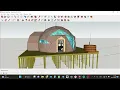 Download Lagu Sketchup 3d geodesic dome model | Glamping | 67 square meters | Model your floor plan in one day