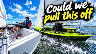 Race 6 of the Walton and Frinton dinghy regatta