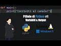 Pillole di Python - Variabili e Output