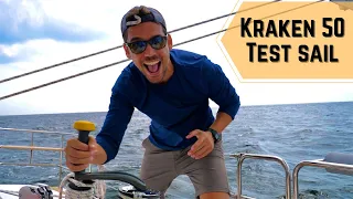 It wasn’t supposed to be this FAST! [EP 146] Test sailing the Kraken 50 – Part 2
