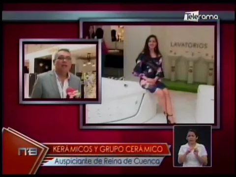 Kerámicos y Grupo Cerámico auspiciantes de Reina de Cuenca