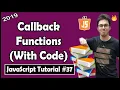Callback functions in javascript JavaScript Tutorial In Hindi