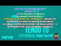 TENGO TO - NICKI NICOLE, PTAZETA & SNOW THA PRODUCT (Karaoke Oficial) - LETRA - INSTRUMENTAL  🎵