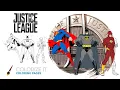 Superman Batman Flash Coloring Pages Justice League coloring book DC Comics