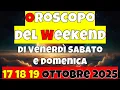 Download Lagu Oroscopo del Weekend di Venerdì Sabato e Domenica 17 18 19 Ottobre 2025