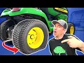 How to change a lawn mower tire EASIEST way
