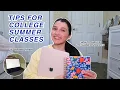 HOW TO SURVIVE SUMMER CLASSES IN COLLEGE accelerated courses - tips for success