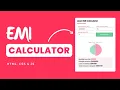 EMI Calculator Using HTML CSS JS -