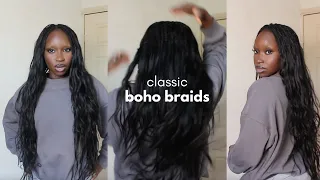 WATCH ME DO Layered Classic Boho Braids w Human Hair