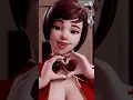 Mei | Overwatch | 3D Animation #shorts #meioverwatch #trending #bigboobsgirl