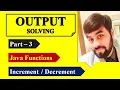 Output Solving Part - 3 Java Programs Board Questions Java Code Outputs CBSE Class XII IP