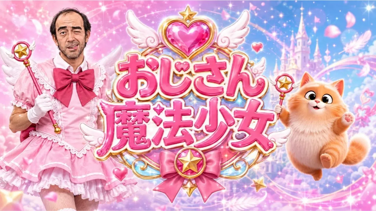 AIドラマ おじさん魔法少女 「おじさん、魔法少女になる