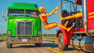 truck and car crashes 13 beamng drive