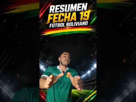 Esto paso en la fecha 19 del futbol Boliviano