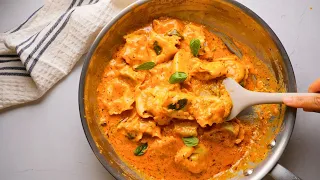 Creamy Cheese Tortellini Pasta In 10 Minutes