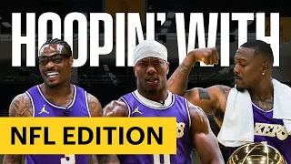 NFL Players Test Their NBA Skills | Hoopin’ With the Chargers