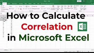 How to Calculate Correlation in Microsoft Excel | Step by Step Guide