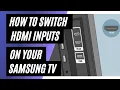 How To Switch MI Inputs on a Samsung TV