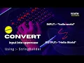 Convert lowercase input into uppercase JAVA coding YOUTH