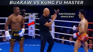 buakaw angry at kung fu master