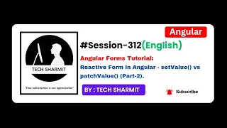 Angular Reactive Forms Tutorial in English setValue vs patchValue Difference Explained Ep-312