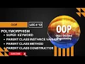 OOP Super Keyword Concept in OOP java Lecture 12