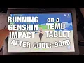 Workaround to Genshin Impact Insufficient Storage Code -9005 on Temu Tablet
