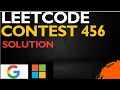 Leetcode contest 456 solution partition string Leetcode weekly contest 456 solution contest