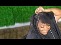 Braiding My Own Hair Boho Style Achieving Beautiful Knotless Plaits