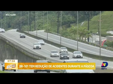 Redução significativa: acidentes na BR-101 diminuem 34% durante feriado de Páscoa