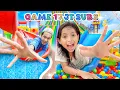Download Lagu RAYAKAN 17 JUTA SUBS!! LEIKA \u0026 TOMPEL CARI STIKER RAHASIA DI PLAYGROUND!! 🔍🎢