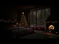 Lagu 🎄 Cozy Winter Cabin Ambience 🔥 | Christmas Tree Glow \u0026 Gentle Snowfall for Sleep \u0026 Relaxation