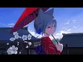 ANIME CAT GIRL WITH UMBRELLA - LIVE WALLPAPER 4K 1920 x 1080 DESKTOP MOBILE