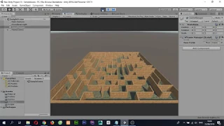 Maze generation with growing tree algorithm