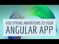 Add Spring Animations to your Angular app with Popmotion