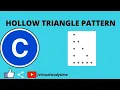 Hollow Pyramid pattern tutorial 1