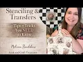 Stenciling Transfers Tips Tricks You NEED to Know Avoid These Mistakes