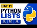 Python Lists Tutorial for Beginners Create Access Modify Lists Python Course