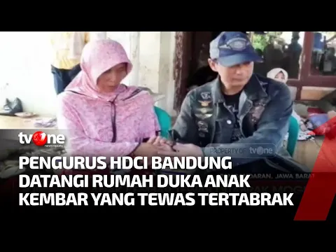 Pasca Insiden Anak Kembar Tewas Ditabrak Moge, Pengurus HDCI Bandung Datangi Rumah Duka