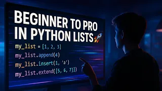 From Beginner to Pro in Python Lists Append Insert Extend More Explained Simply
