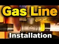 Black Iron Pipe Gas Lines Installation - Sealing Fittings Pressure Testing and Bonding