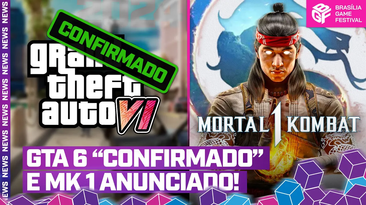 GTA 6 "CONFIRMADO" e MORTAL KOMBAT 1 ANUNCIADO! - FGN #68