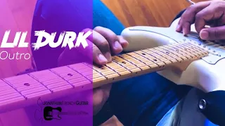 lil durk outro guitar tutorial